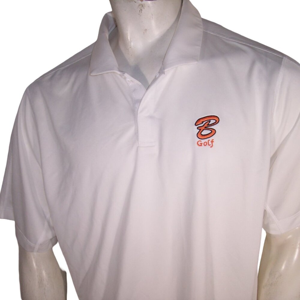 New Sun Day White XXL TW Performance White Polo Shirt Benjamin Golf